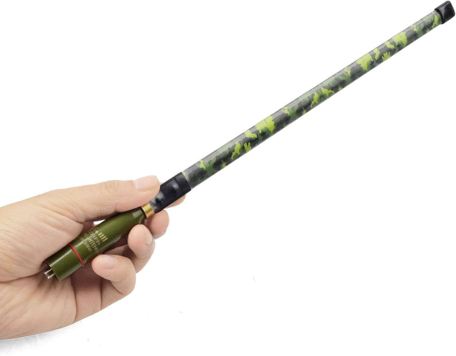HYS Tactical Foldable Dual Band Antenna, 144/430Mhz UHF VHF 15.3inch SMA-Female Antenna for Baofeng UV-5R Series, UV-82 Series, BF-F8HP Kenwood 2-Way Radio Scanner HT