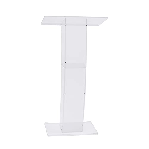 Acrylic Podium Acrylic Transparent Lifting Podium Clear Podium Acrylic Podium Stand Pulpits for Churches Portable Lecterns & Podiums Pulpits for Church, Weddings, School, Office