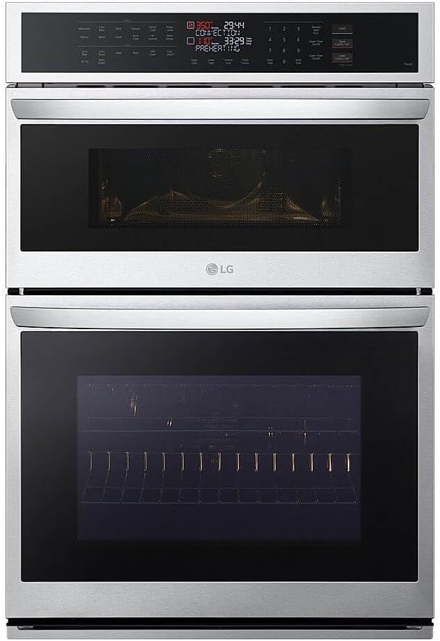 LG WCEP6423F 30 Inch Smart 6.4 cu. ft. Total Capacity Electric Combination Double Wall Oven with Wi-Fi