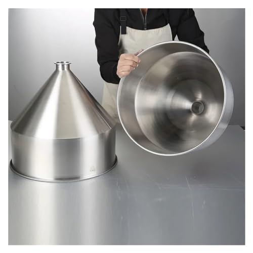 Funnel Stainless Steel 304 Thickening Filling Machine Food Machinery Hopper Feeding And Blanking Funnel 28cm Capacity 13 Litres