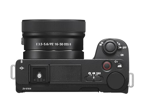 Sony Alpha ZVE10 II - APS-C Interchangeable Lens Mirrorless Content Creators’ Camera - Black - Body Only