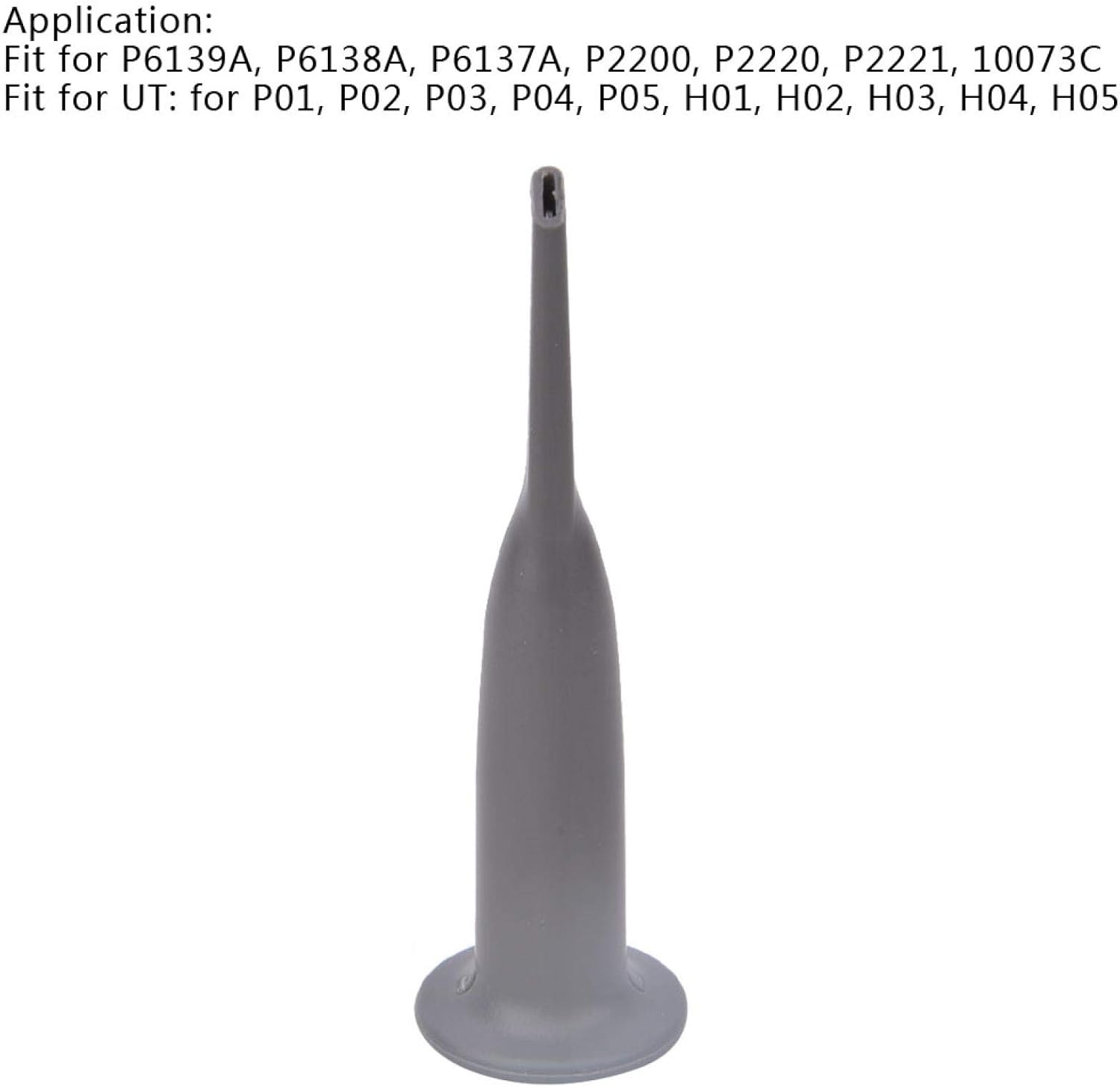 2Pcs Oscilloscope Probe Cap,Universal Protective Probe Cap,with Hook,Fit for UT,for P6139A,for P01,Replacement Oscilloscope Probe Cap,Gray Pack of 2