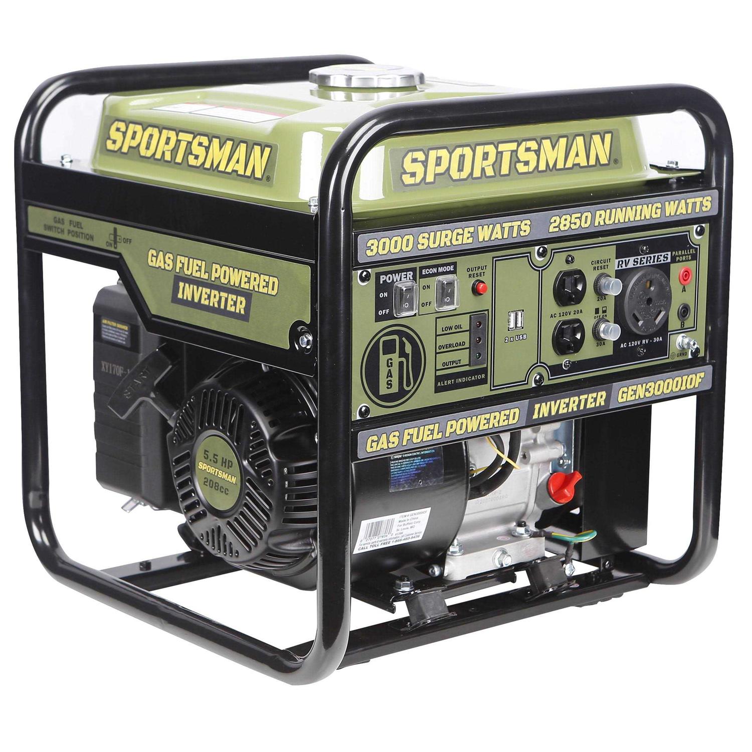 Sportsman 3000 Surge watt Open Frame Portable Gasoline Inverter Generator GEN3000IOF - Shop Hardware Tools Online Store