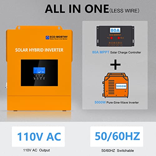 ECO-WORTHY 24V/48V Hybrid Inverter