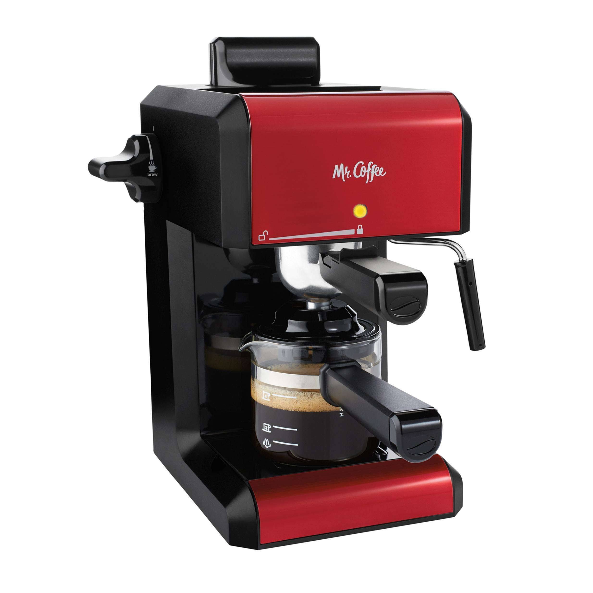 Mr. Coffee Cafe Steam Automatic Espresso/Cappuccino Machine, Silver