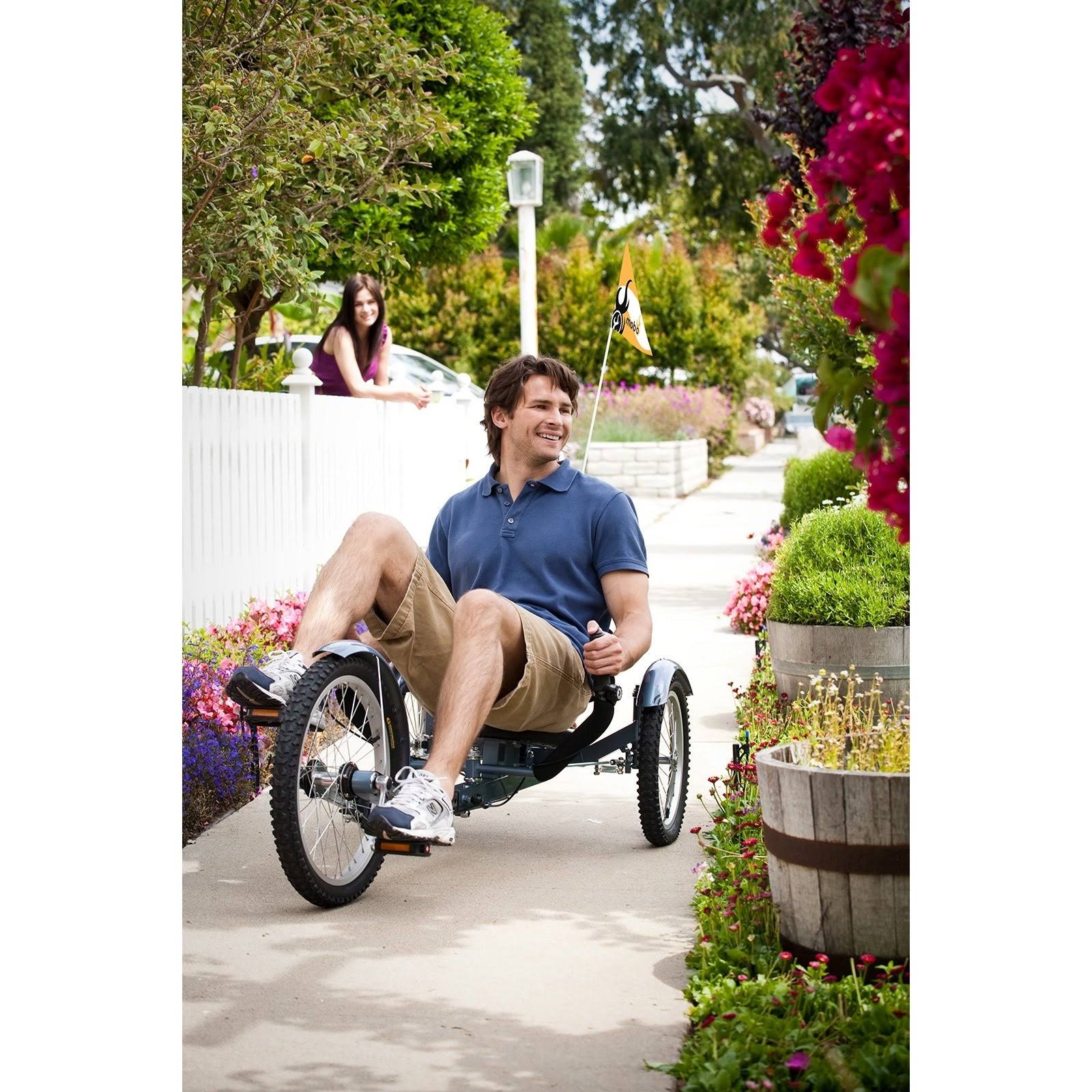 Mobo Adult Shift 20x22 Three Wheeled Cruiser - Blue