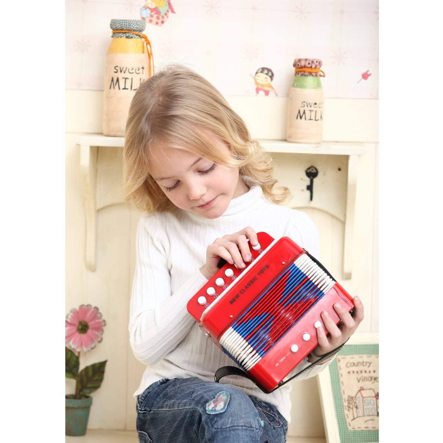 New Classic Toys Accordion Blue