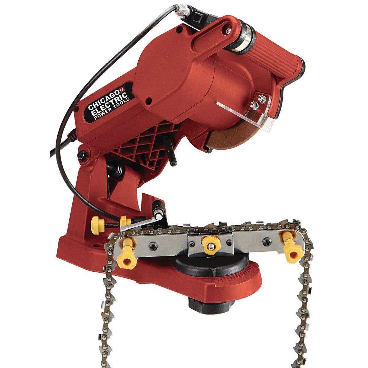 Chicago Electric Electric Chain Saw Sharpener Wall, Bench or Vise Mount - Shop Hardware Tools Online Store