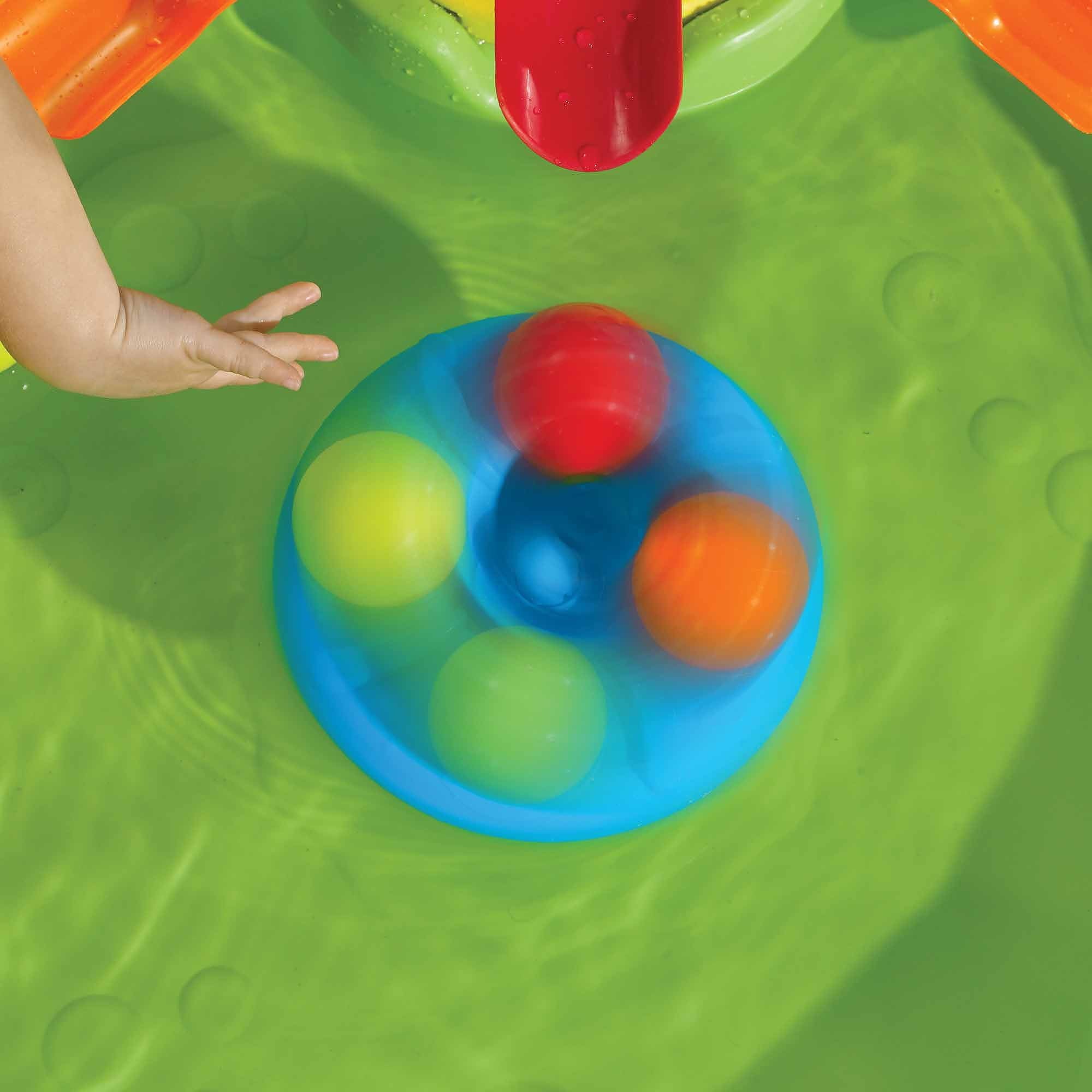 Step2 Busy Ball Green Plastic Water Table for Toddlers