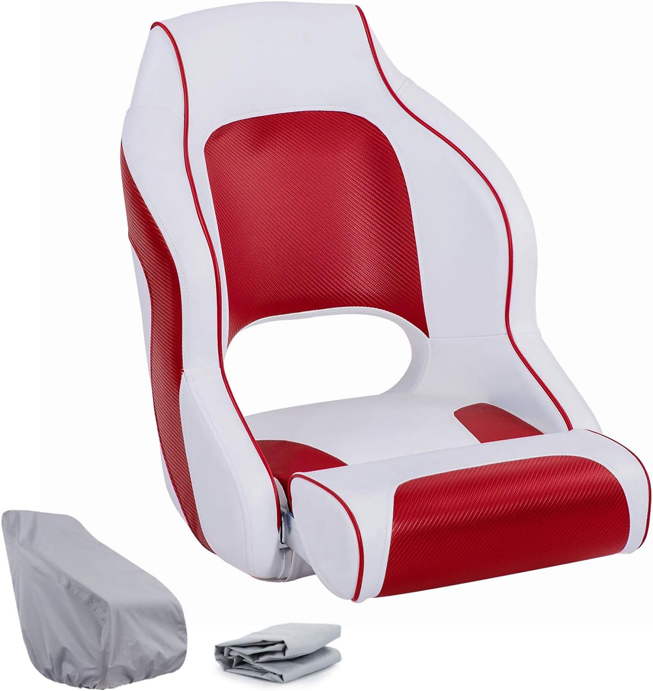 NORTHCAPTAIN Premium Sport Flip Up Boat Seat Captain Bucket Seat