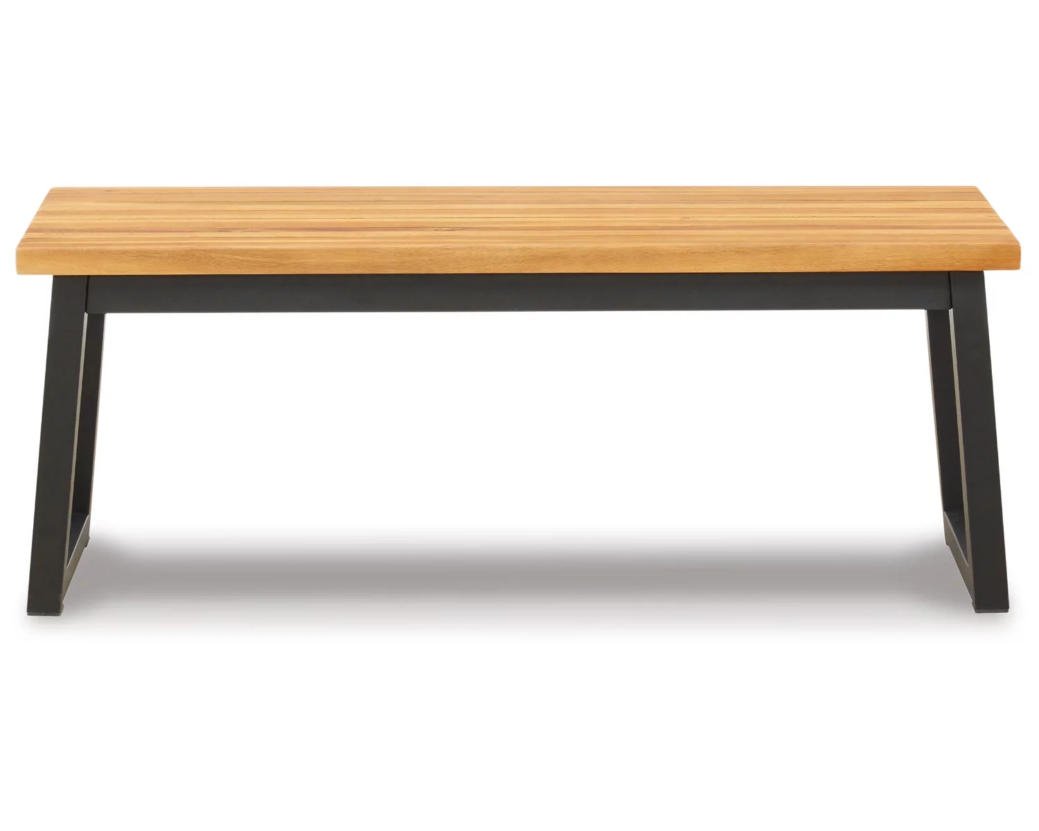 Signature Design by Ashley Casual Town Wood Outdoor Dining Table Set (Set of 3)  Brown/Black