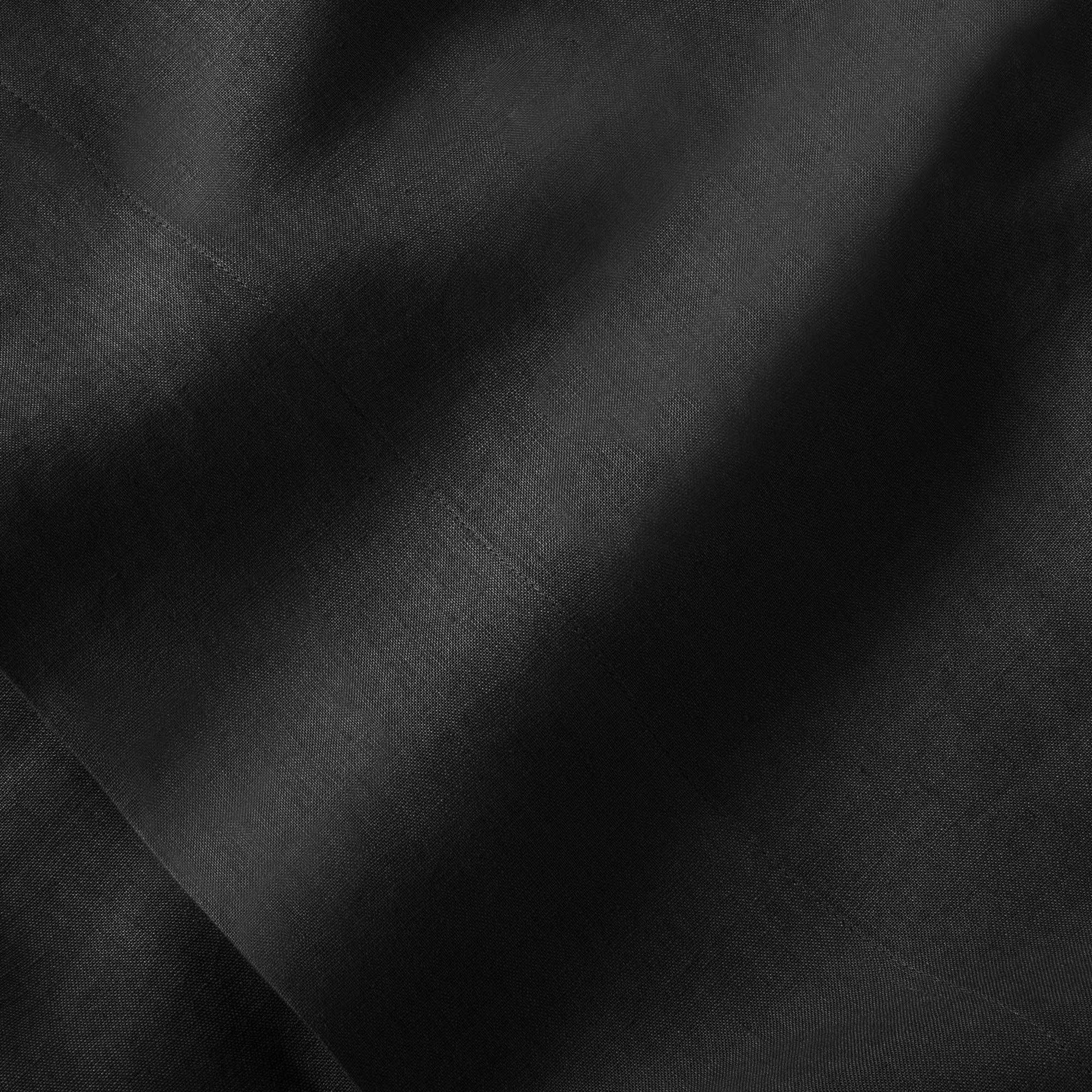 King 100% Washed Hemp Solid Sheet Set Washed Black - Casaluna