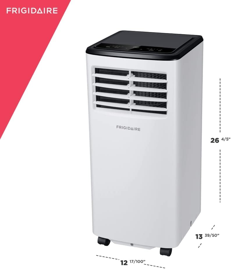 Frigidaire Portable Room Air Conditioner, 8,000 BTU with Dehumidifier Mode, in White
