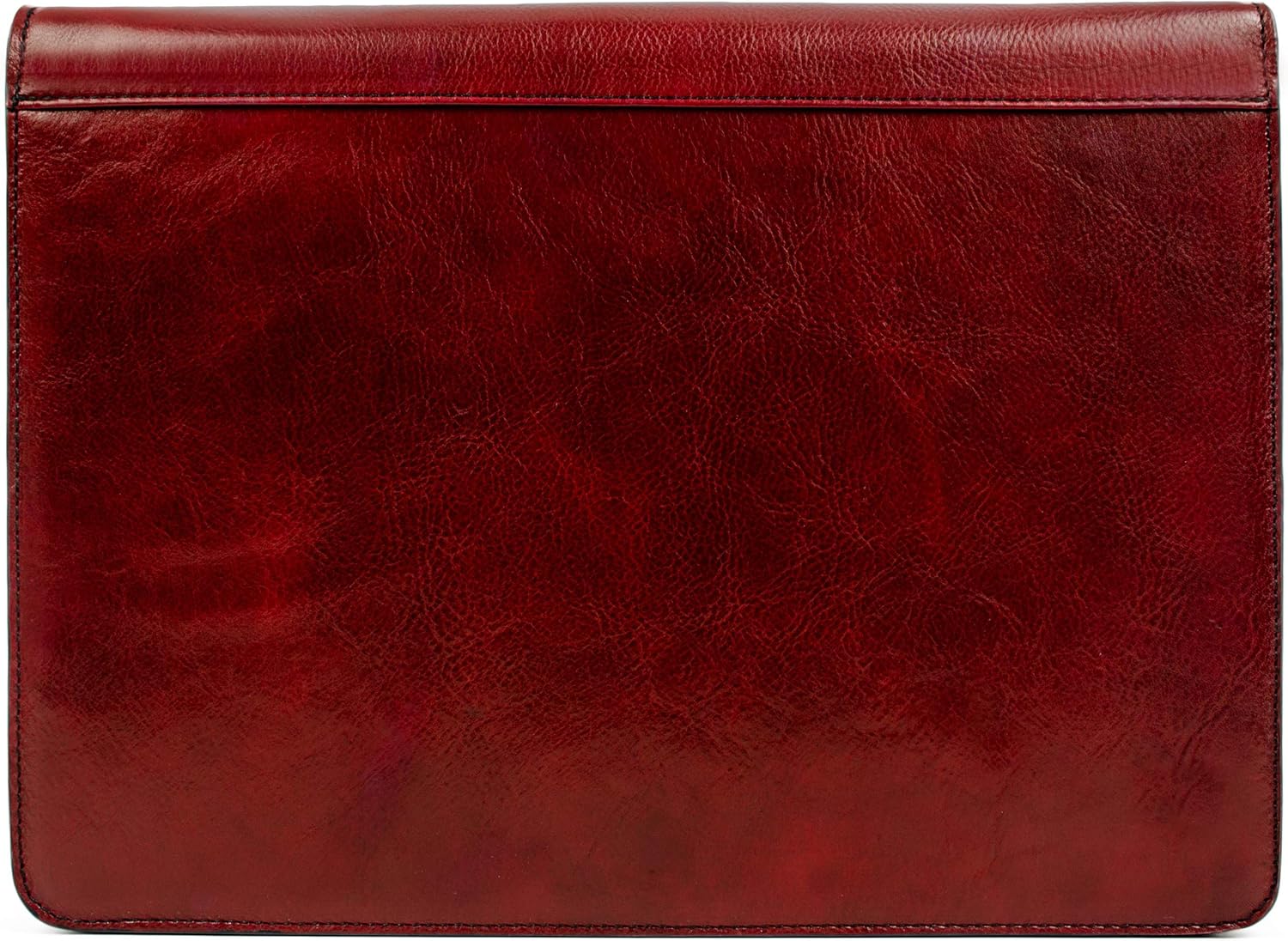 Leather Portfolio Document Folder Handcrafted Case Brown Time Resistance