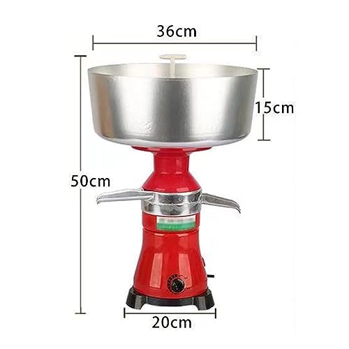 Electric Cream Separator 21Gal/H 50L/H Stainless Steel - Turn Raw/Whole Milk into Cream and Skim Milk - Milk Cream Centrifugal Separator