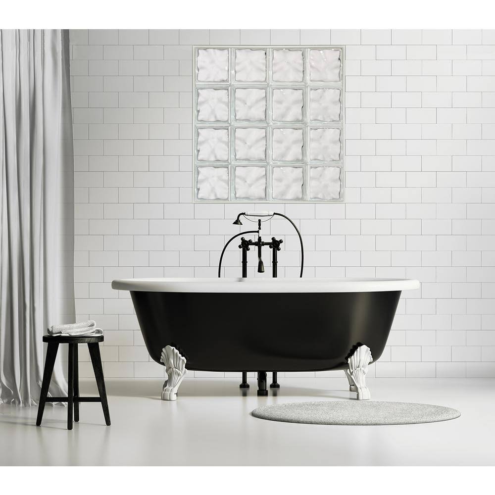 CrystaLok 46.75 in. x 31.75 in. x 3.25 in. Wave Pattern Vinyl Framed Glass Block Window with White Colored Vinyl Nailing Fin