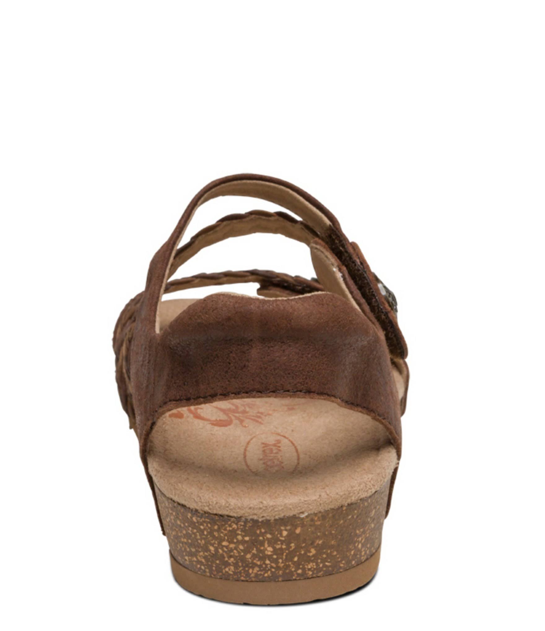 Aetrex Jillian Bronze Leather 6 M