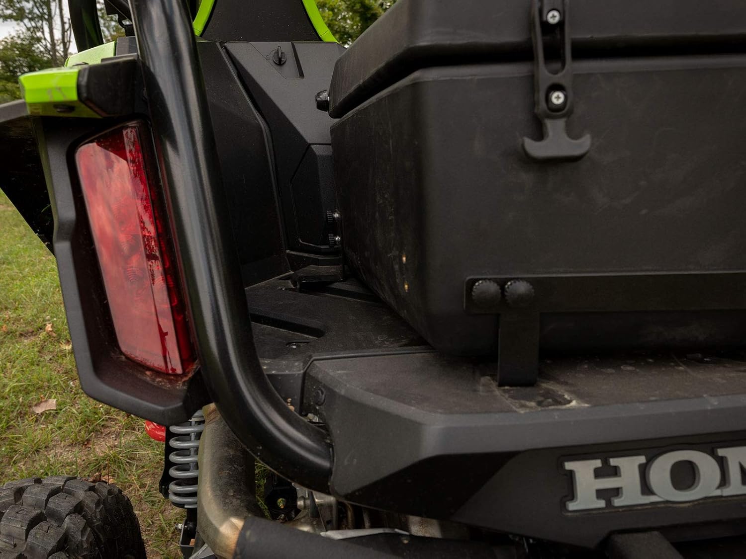 SuperATV Heavy Duty Cooler/Storage Cargo Box for 2019+ Honda Talon 1000R / 1000X | Bed Storage Box with Sealed Lid and Drain Plug | Easy Install | Insulated to Keep Drinks Cold | 30-Liter Capacity!