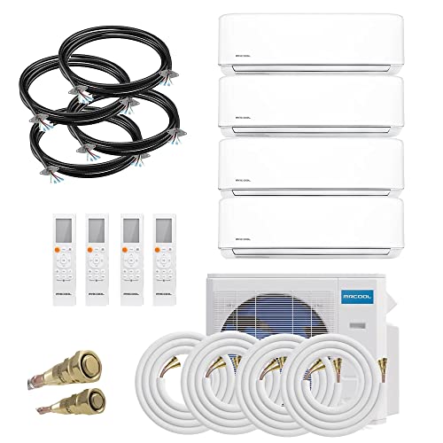 Multi-Zone MrCool DIY 4 Zone Ductless Heat Pump Split System 4th Generation - 36k Condenser