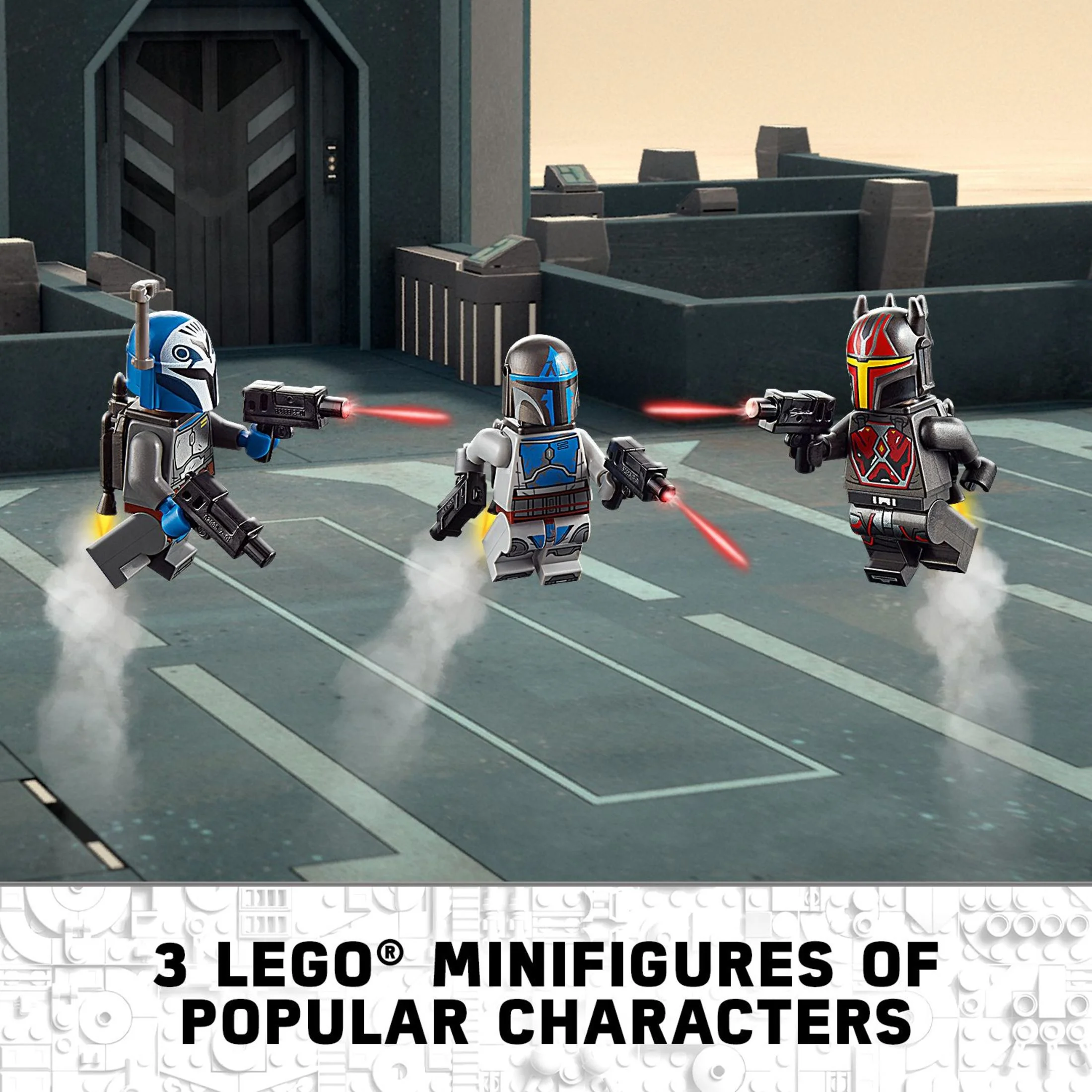 LEGO Star Wars Mandalorian Starfighter 75316 Building Toy Set (544 Pieces)