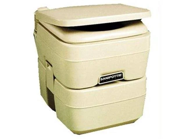 Dometic - 965 MSD Portable Toilet 5.0 Gallon Platinum