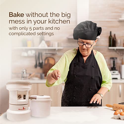 Powerful Electric Grain Mill Grinder for Home and Professional Use - High Speed Electric Flour Mill Grinder for Healthy Grains and Gluten-Free Flours - Electric Grain Grinder Mill by Wondermill