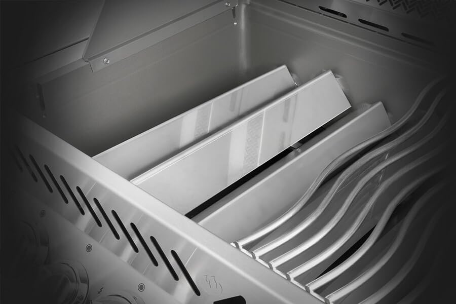 Napoleon Built-in Prestige 500 Rear Burner Natural Gas Grill Head, sq.in. + Infrared, Stainless Steel
