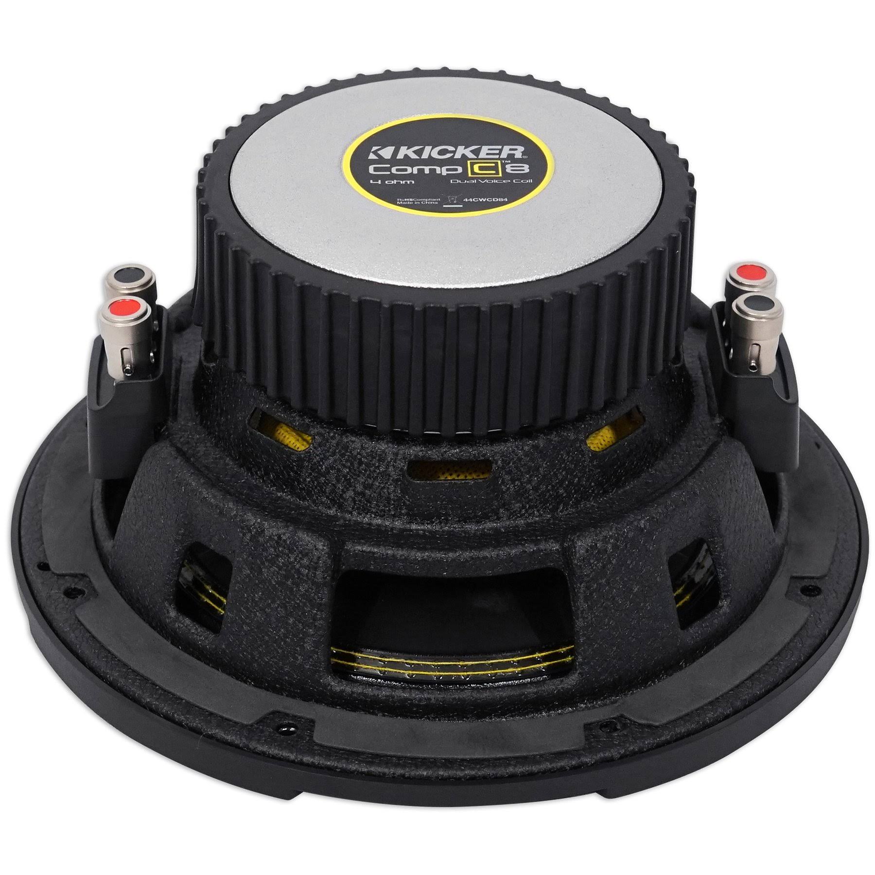 Kicker CompC Car Subwoofer - 8x22 44CWCD84