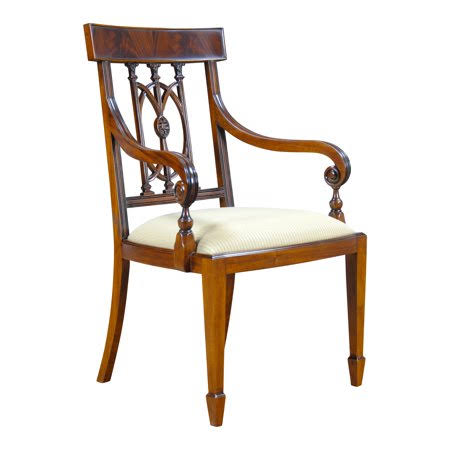 Mahogany Hepplewhite Arm Chair
