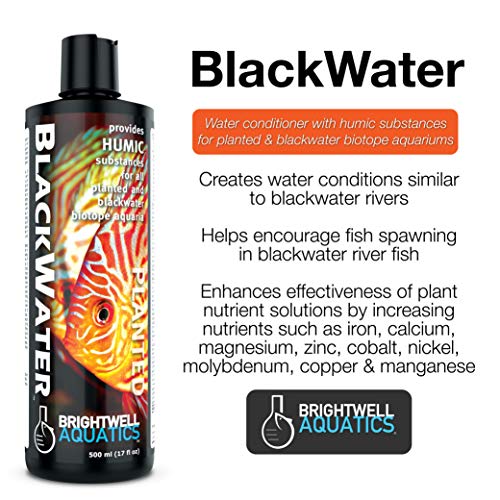 Brightwell Aquatics Blackwater - Water Conditioner with Humic Substances for All Planted and Blackwater Biotope Aquariums