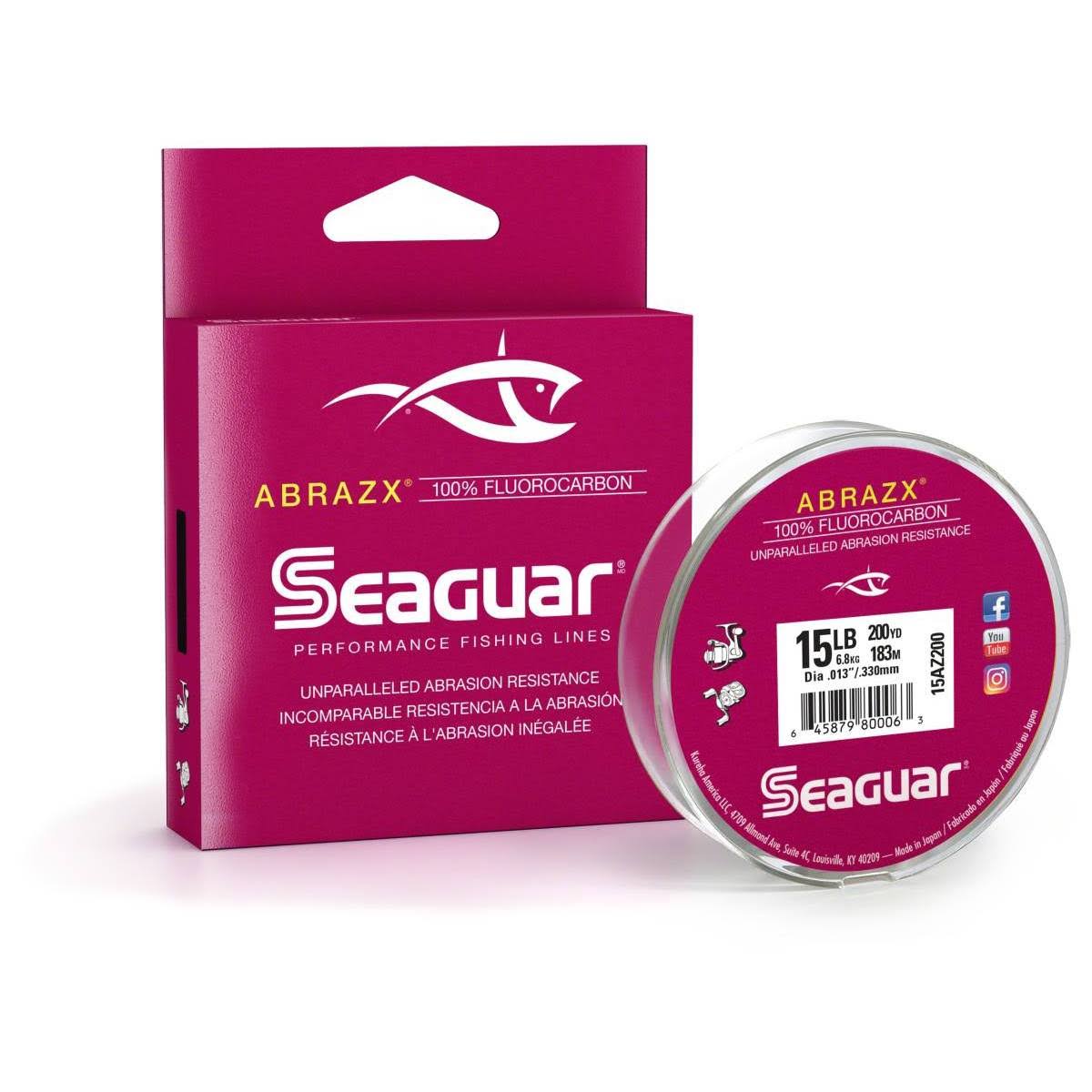 Seaguar 25AX1000 Abrazx 100% Fluoro 1000yd 25lb