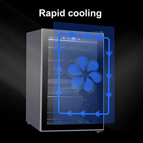 WATOOR Wine Cooler and Beverage Refrigerator