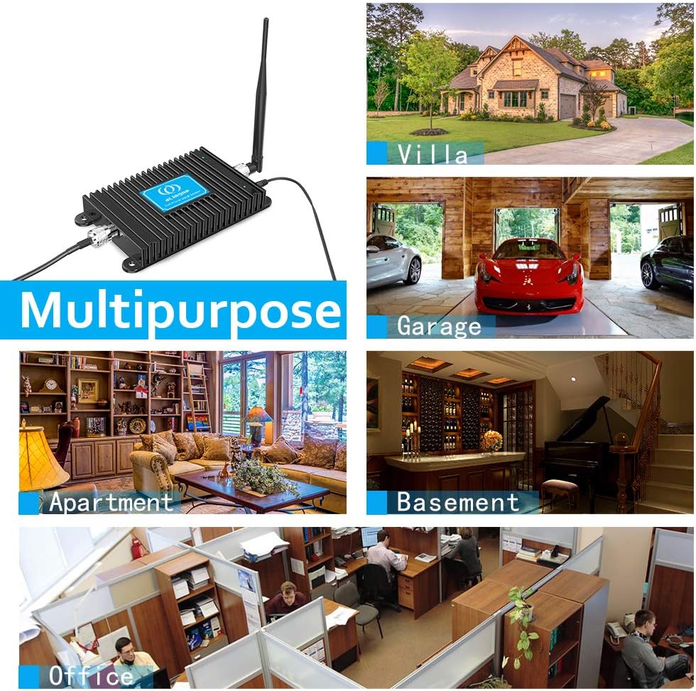 Home 5G/4G Phone Booster FCC Approved Cell Phone Signal Booster ATT, Straight Talk 700MHz Band 12/17 Mobile Signal Repeater Amplifier Antenna Kits, Boosts 5G/4G Data and Calls