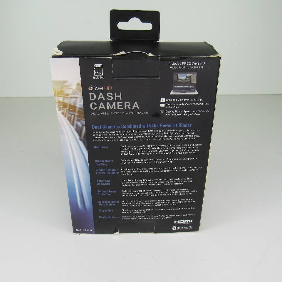 Cobra Dash Camera Dual System