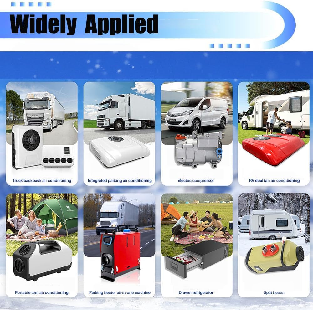 RV Air Conditioners,24V Air Conditioner,Heating and cooling, low noise Electric Truck RV Rooftop Air Cond,Camper Air Conditioner for RV BUS Truck Vehicle