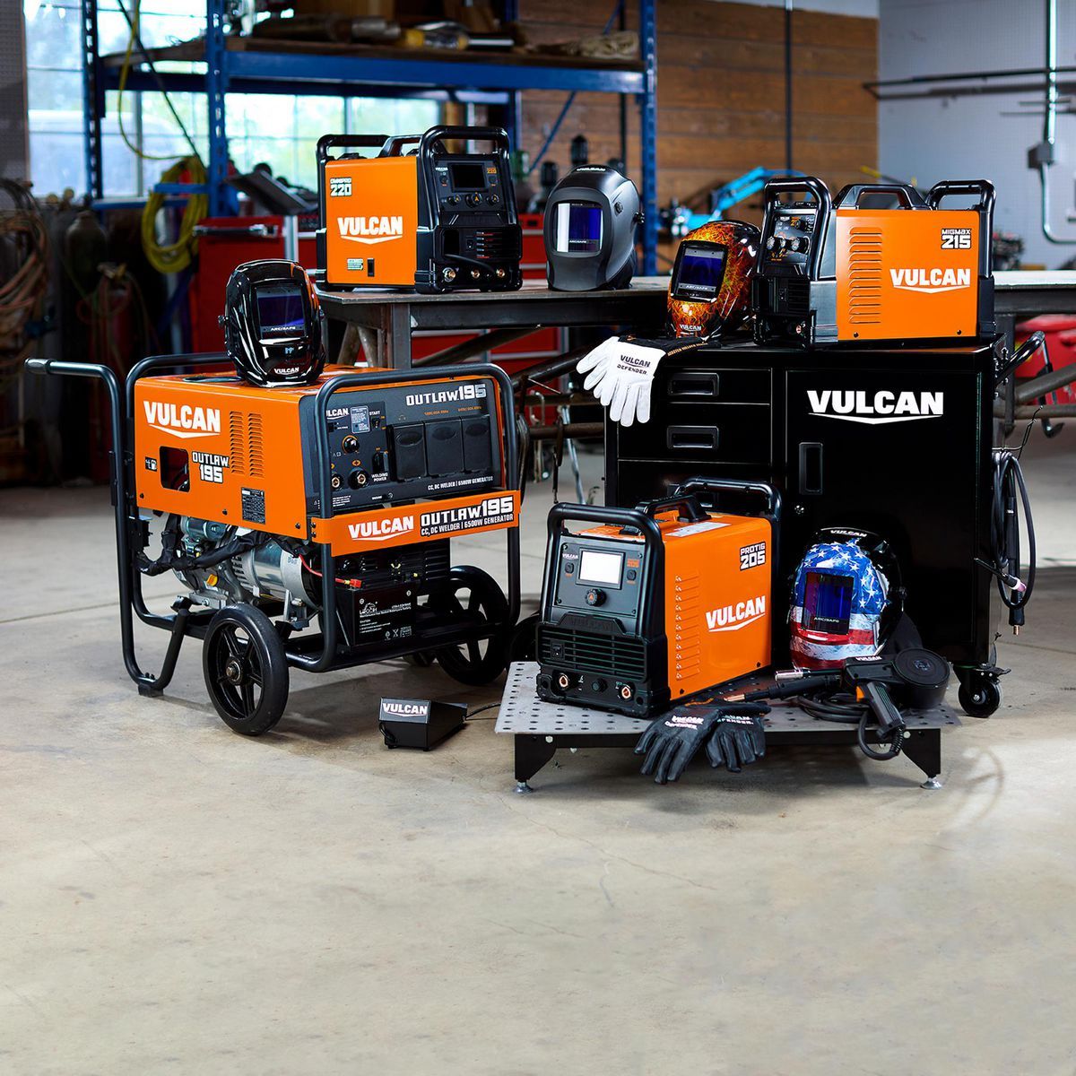 VULCAN MIGMax™ 215 Industrial Welder with 120/240V Input