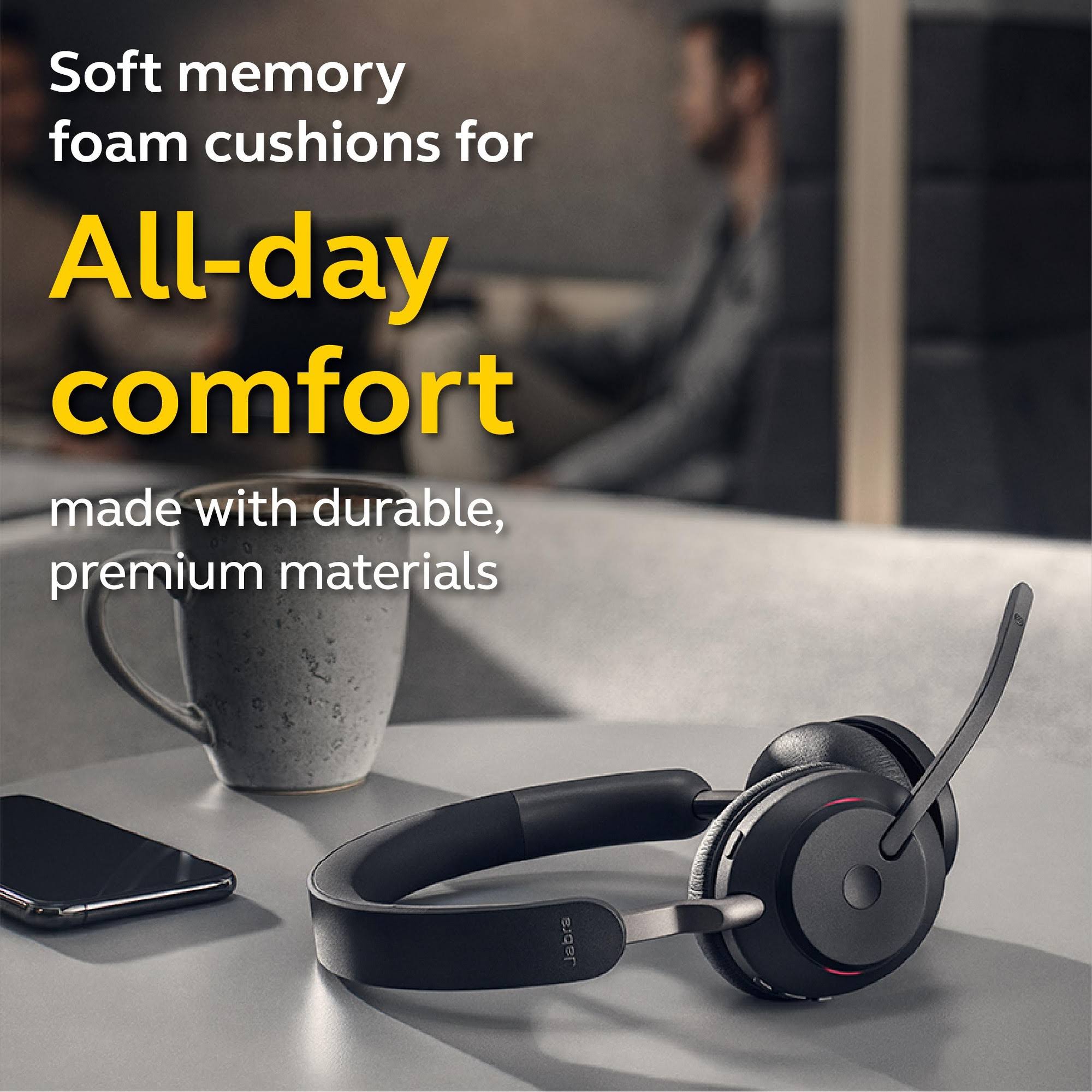 Jabra Evolve2 65 MS Stereo - Black (USB-C) Wireless Headset