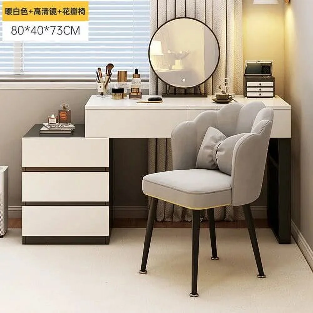 Led Chair Lacquer Dressing Table Container Nordic Comfortable Dressing Table Dressers Bedroom Tocador Maquillaje Home Furniture