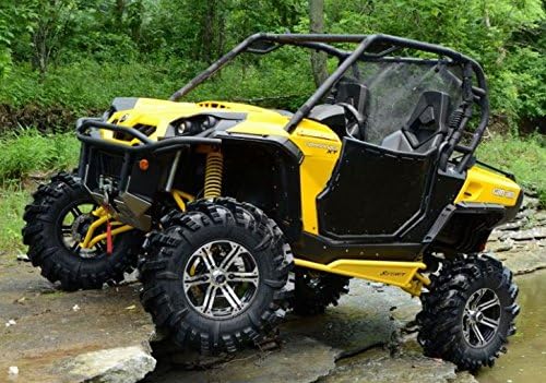 SuperATV Intimidator UTV / ATV Mud Tire for RZR, X3, General, Maverick, Ranger, Rock & All Terrain UTV Mud Tire | 26.5x10-14 | 2" Tread Depth | 6 Ply Ratings