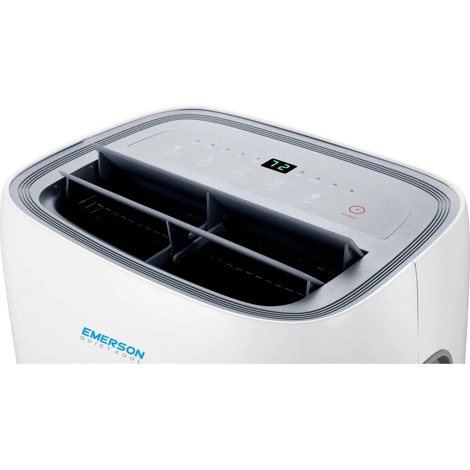 Emerson Quiet Kool 3 in 1 Portable Air Conditioner, Dehumidifier & Fan with Remote Control | for Rooms up to 350 Sq.Ft. | Digital Display | 24H-Timer | White | EAPC6RC1