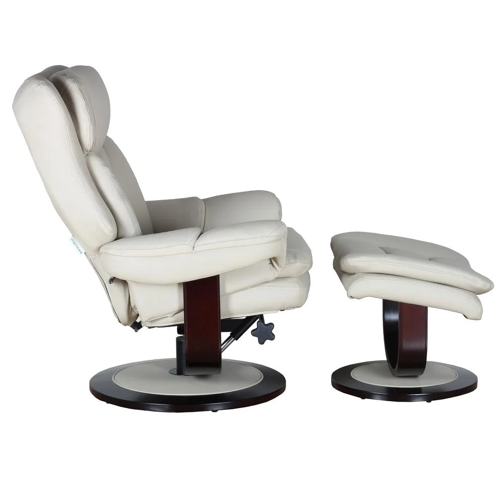 Barcalounger Roscoe Swivel Pedestal Recliner w/Ottoman
