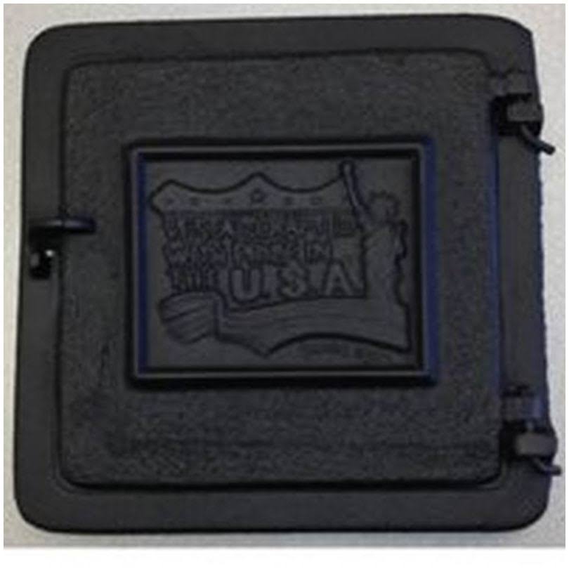 Vestal 128 Cleanout DOOR, 12 in W x 8 in H, Cast Iron