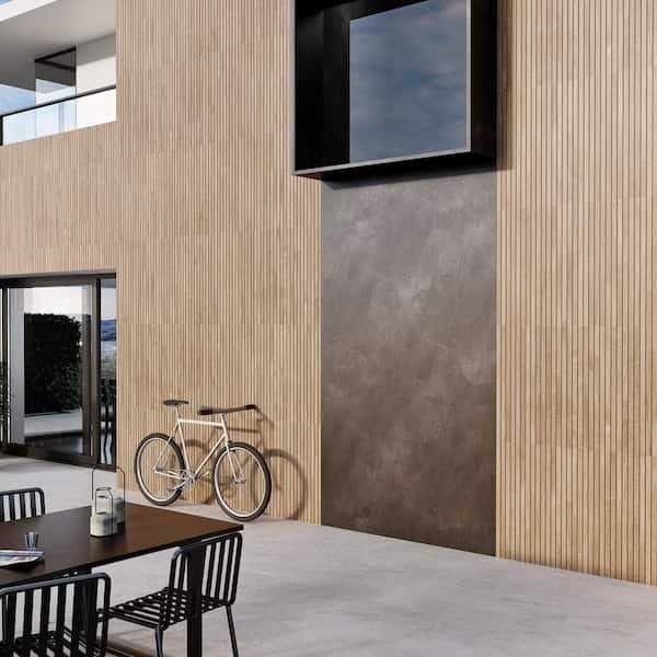 Bond Tile Auburn Ribbon Maple 24 in. x 48 in. Matte Porcelain Floor and Wall Tile - Shop Hardware Tools Online Store