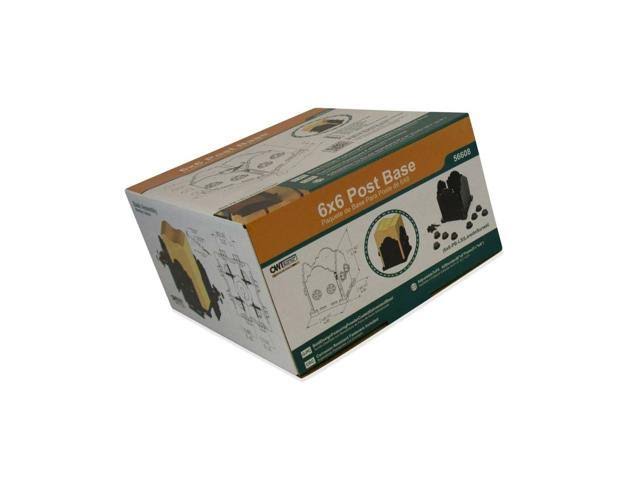 V.I.P. OZCO 56608 Laredo Sunset 6x6 Post Base Kit, (1 per Pack)