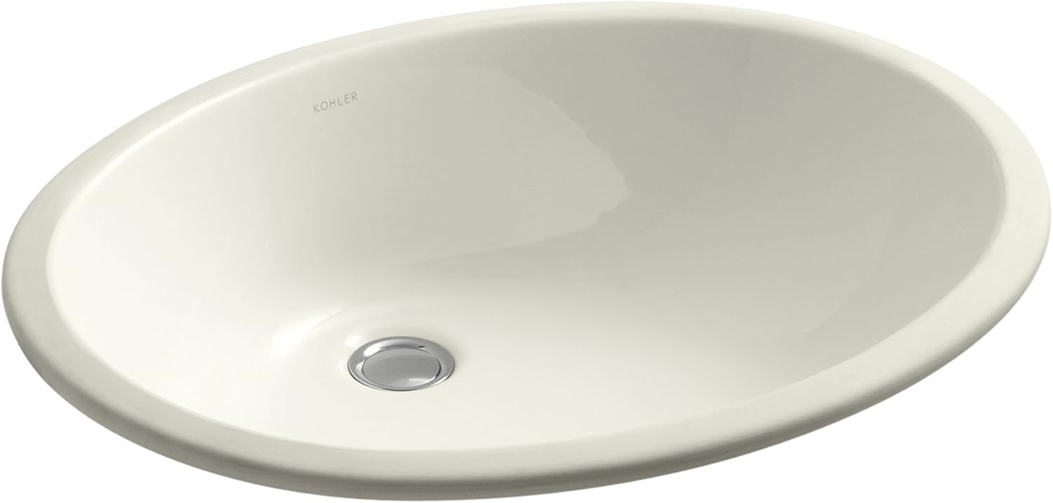 KOHLER K-2211-0 Caxton Undercounter Bathroom Sink, White