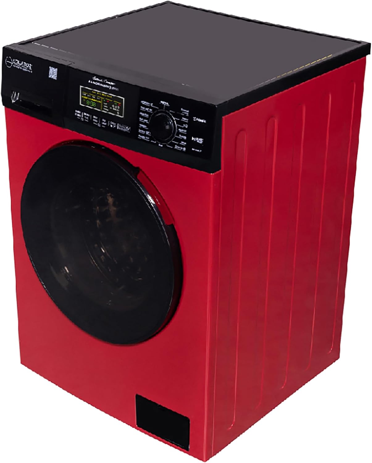 Equator All-In-One VENTED/VENTLESS Washer-Dryer 1.9cf/18lb 1400RPM 110V (Red/Black)