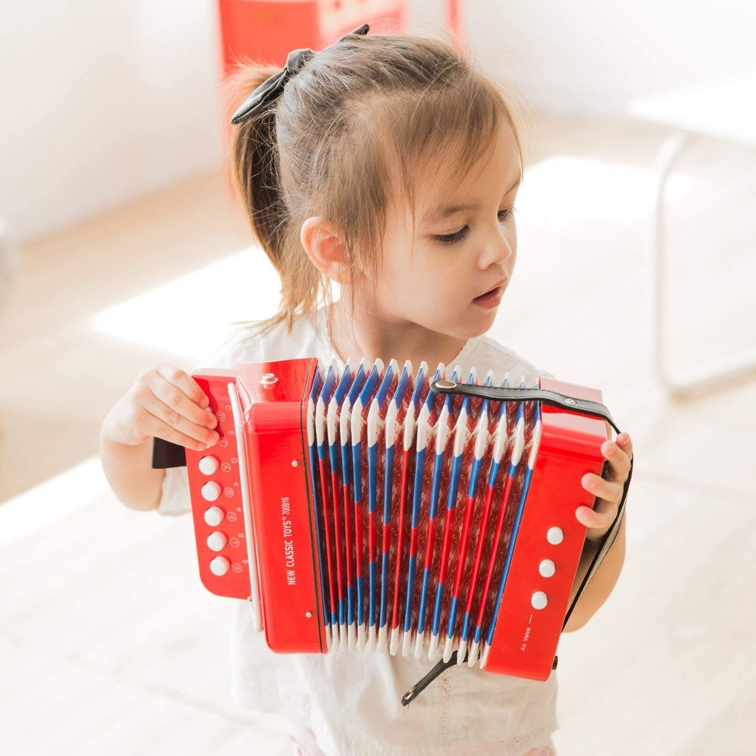 New Classic Toys Accordion Blue