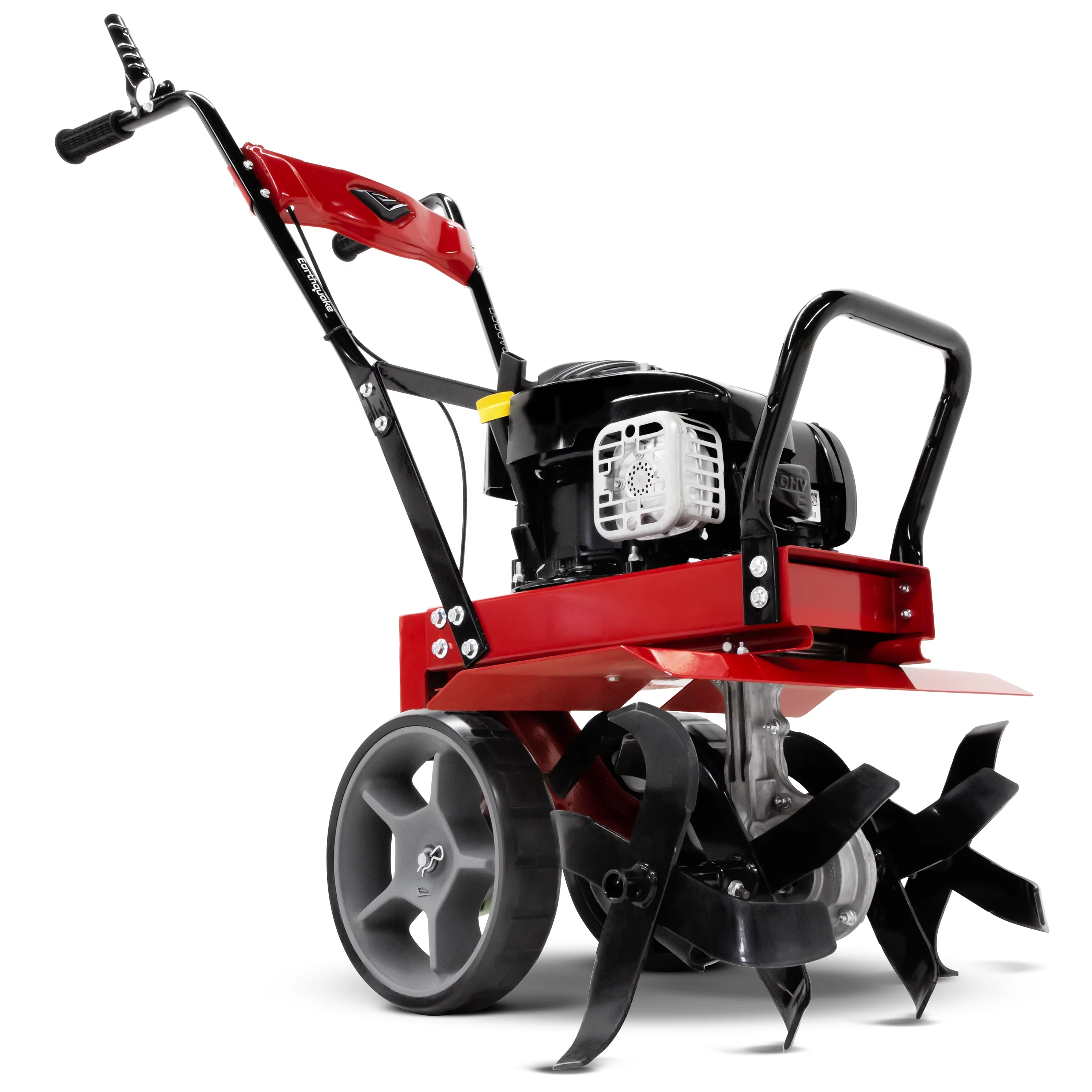 Earthquake Badger Front Tine Tiller, Powerful 140cc 4-Cycle Briggs and Stratton Engine, Two-Position Wheel Assembly, Adjustable Tilling Width, Model: 38040 - Curated Treasures Market