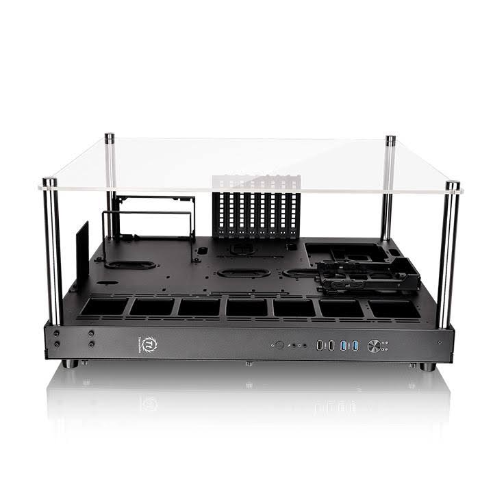 Thermaltake Core P5 Vesa Wall Mount Open Frame Gaming Desktop Computer Chassis - CA-1E7-00M1WN-00, Clear