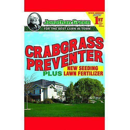Jonathan Green 10465 Crabgrass Preventer Plus New Seeding Lawn Fertilizer, 15 lbs.
